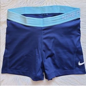Nike Pro Dri-fit Shorts Blue